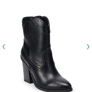 New LC Lauren Conrad women's curve top western boots
